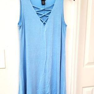 Sky Blue Swing Dress